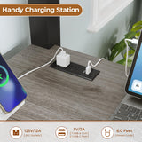 BTHFST Twin Loft Bed with Desk & 8 Storage Drawers Tall Dresser, Black Metal Loft Bed with LED Lights & Charging Station, 2-Tier Storage Shelves, Stable & Sturdy, Noise Free, Space Saving, Grey BTHFST