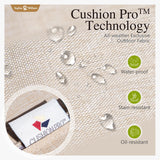 Sophia & William Patio Furniture Set with Fire Pit Table, 11 Piece Half Moon Outdoor Wicker Sectional Sofa Set, Rattan Conversation Set with 56-Inch Fire Pit Table & Ottoman (Beige) Sophia & William