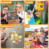 Saysurey 20 Pcs Basketball Diamond Painting Magnet Refrigerator Basketball Decoration DIY Diamond Art Painting Kits for Basket Ball Party Supplies Basket Ball Themed Party Exchange Gifts Saysurey