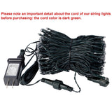 Home Lighting 66ft Christmas Decorative Mini Lights, 200 LED Green Wire Fairy Starry String Lights Plug in, 8 Lighting Modes, for Indoor Outdoor Xmas Tree Wedding Party Decoration (Warm White) HOME LIGHTING