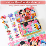 MZZOTOY Puzzles for Kids Ages 4-8, 60 Pieces Puzzles for Kids Ages 3-5 in a Metal Box Jigsaw Puzzles Girls and Boys Educational Puzzlese Toys Gifts MZZOTOY