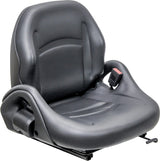 Uni Pro Universal Forklift Seat - Fits Toyota, Daewoo, Komatsu, Nissan, Mitsubishi, and TCM Uni Pro