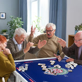 Mahjong Mat, 32.4×32.4 Inch Noise Reduction Anti-Slip Mahjong Mat for Table, Mahjong Table Mat for Poker, Card, Board Games Table Mat, Tile Games, Dominoes SiDreea