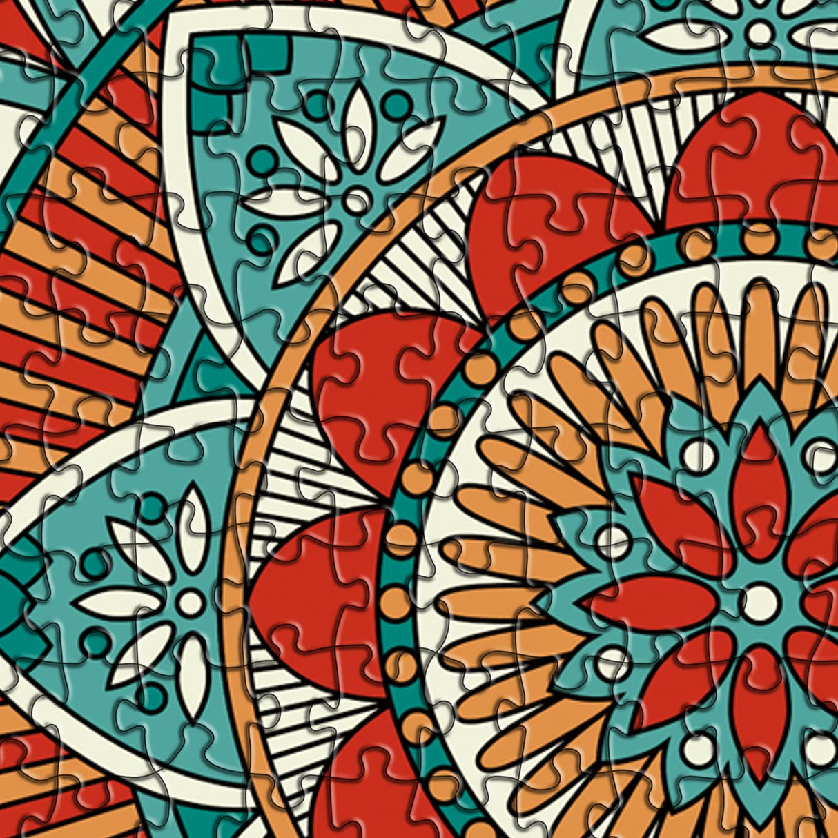 Hard Puzzles for Adults 1000 Pieces and up, Round Mandala Puzzle, Colorful Gradient Puzzle 1000 Piece, Impossible Difficult Jigsaw Puzzles 1000 Pieces PICKFORU