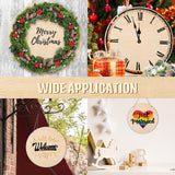 Suzile Blank Wood Rounds Circles for Crafts 14 Inch Unfinished Wooden Signs Crafts Discs for DIY Christmas Home Decor Painting Door Hanger Design Suzile