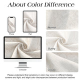 Naturoom Natural Linen Shower Curtain, Country Boho Farmhouse Bath Decor Beige Shower Curtains for Bathroom Neutral Cloth Weighted Textured Fabric Bath Curtain Liner with Hooks, Cream, 72 Inch Naturoom