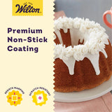 Wilton Perfect Results Premium Non-Stick 9.51-Inch Fluted Tube Pan, Steel Cake Pan Wilton
