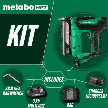 Metabo HPT NP18DSALM 18V Cordless 1-3/8 in. 23-Gauge Pin Nailer Kit (Renewed) - WoodArtSupply