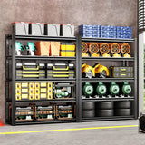 72" H Garage Shelving Units 5 Tier Industrial Storage Shelves Adjustable Metal Shelving 3000LBS Heavy Duty Shelves Utility Shelf Storage Rack for Garage,Warehouse, Basement(19.6"D×59"W×72"H) SGFHNV