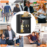 3.6 cu ft Large Fireproof Drop Safe Box for Business, Anti-Theft Money Drop Slot Safes with Digital Keypad and Spare Keys, Heavy-duty Cash Depository Lock Safe for Home Office Retail Store Business Tiskgg