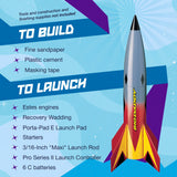 Estes 2162 Big Daddy Rocket-Building Kit, Advanced Flying-Rocket-Model Kit for Ages 10+ Estes