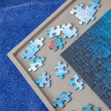 Jigthings – Jigboard 2000 – Jigsaw Puzzle Board for Puzzles up to 40” x 28”. Solid Board with Raised Edge for Most 2000 Piece Puzzles jigthings