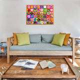 Nattork Jigsaw Puzzles 500 Pieces for Adults, Families (Donuts) Pieces Fit Together Perfectly Nattork