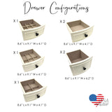 Hives & Honey Bailey Oval Standing Jewelry Armoire Cabinet, Jewelry Storage Organizer with Mirror Lid, 2 Side Doors, 7 Drawers, Jewelry Chest, Jewelry Box for Necklace, Earring, Bracelet, Ivory Hives and Honey