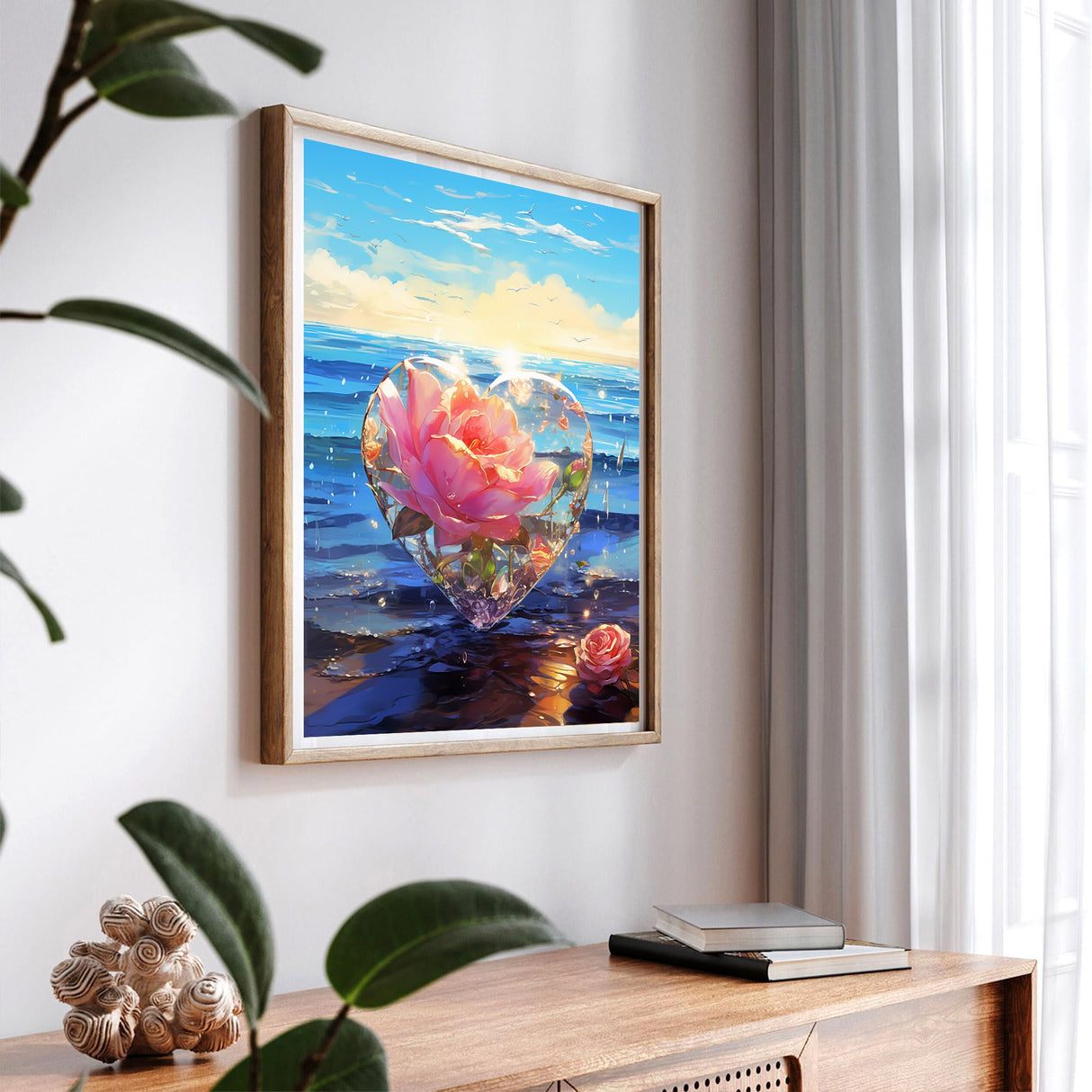 SKRYUIE Paint by Numbers Kits for Adults Love, Acrylic Oil Rose Paint by Numbers for Adults Beginner Canvas with Brushes Paintwork Art Crafts for Home Decor 16x20 inch x7 SKRYUIE