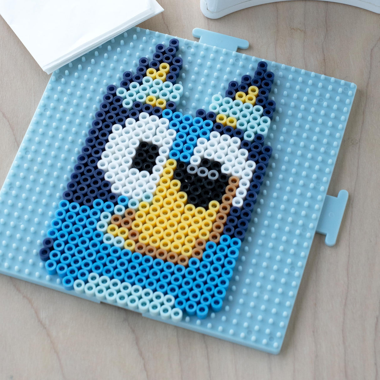 Perler 80-57182 Bluey Fused Bead Deluxe Box Kit, 10 Unique Patterns, Multicolor, 4473 Pieces Perler