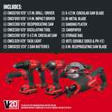 CRAFTSMAN V20 Cordless 6-Tool Power Tool Combo Kit with 2 Batteries and Charger (CMCK600D2) CRAFTSMAN