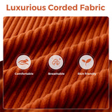 MAXYOYO Modular Sectional Sofa Couch, U Shaped Modern Cloud Couch with 2 Ottomans, Sofa in A Box, Tufted 6-Seat Boneless Sleeper Chair for Living Room, No Assembly Required, Orange MAXYOYO