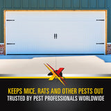 Xcluder X2 Rodent Proof Overhead Sectional Door Seal Kit, 8'2” Wide for 1.5” Thick Garage Doors, Stops Mice, Rats and Weather, Suitable for Residential or Commercial Property Use Xcluder