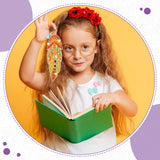 12 Pcs 5d Diamond Painting Bookmarks for Adults, DIY Acrylic Diamond Art Feather Bookmarks Gifts for Book Lovers, Read and Crafts Lovers School Library Book Club Gift Supplies Henoyso