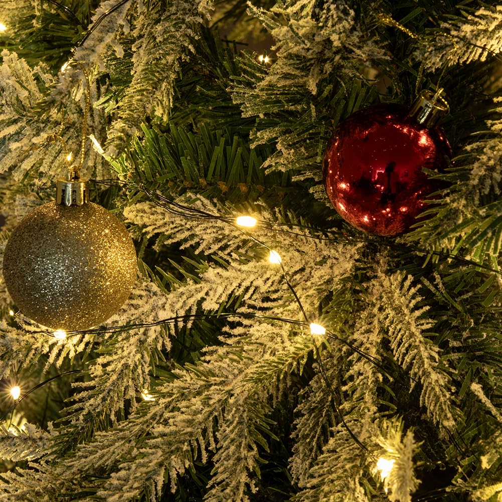 ZELUXDOT Fairy Lights Plug in,660FT 2000 LEDs Waterproof String Lights,Green Copper Wire,LED Lights Stirp with Remote 8Modes for Indoor Outdoor Christmas Wedding Birthday Patio Garden Decor,Warm White ZELUXDOT