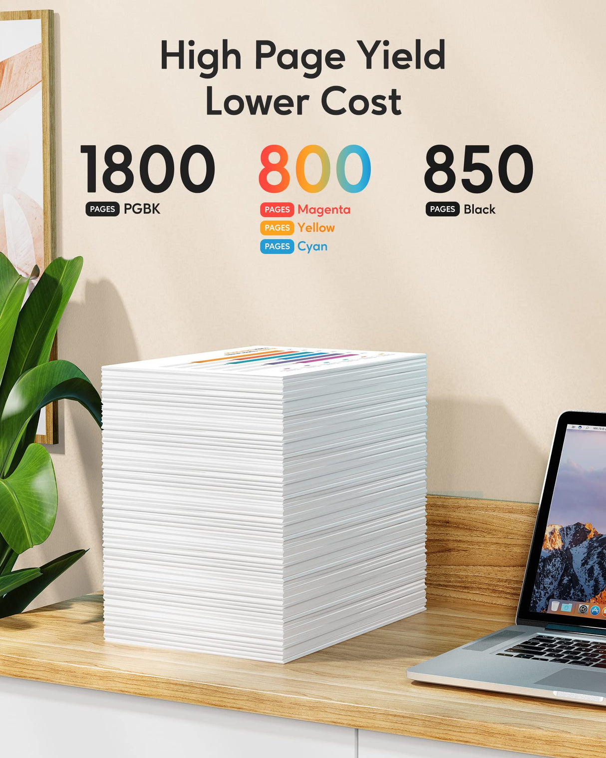 PGI-280 XXL/CLI-281 XXL Ink Cartridge 5 Color Value Pack Replacement for Canon 280 281 Ink Cartridges Compatible with Printer TR8520 TR8620 TR7520 TR8600 TS6120 TS6220 TS9120 MIOLAINZ