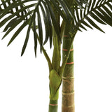 Nearly Natural 5ft. Golden Cane Palm Artificial Tree, Green Nearly Natural