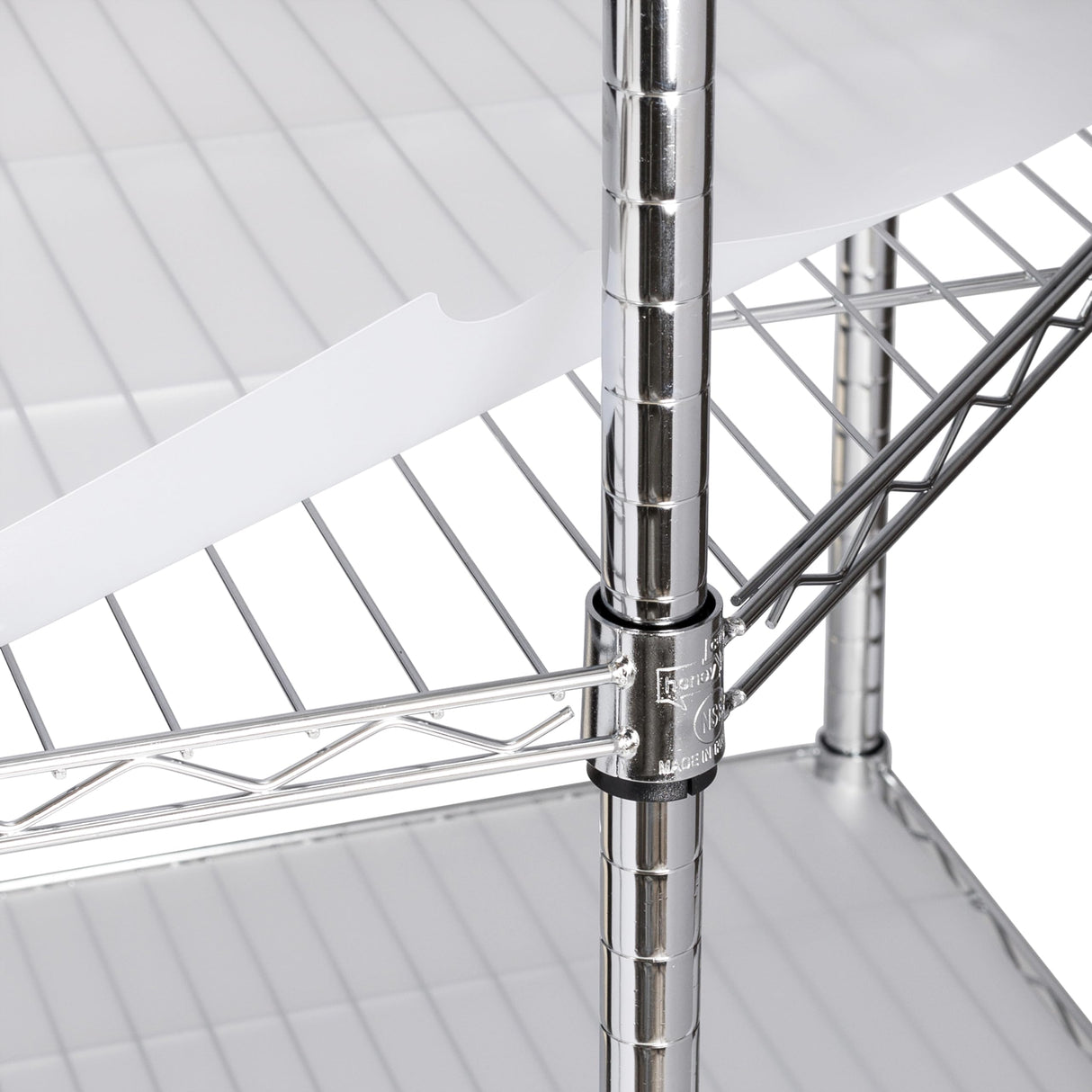 Honey-Can-Do 5-Tier Corner Shelf 72H x 27D x 27W Honey-Can-Do