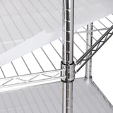 Honey-Can-Do 5-Tier Corner Shelf 72H x 27D x 27W Honey-Can-Do