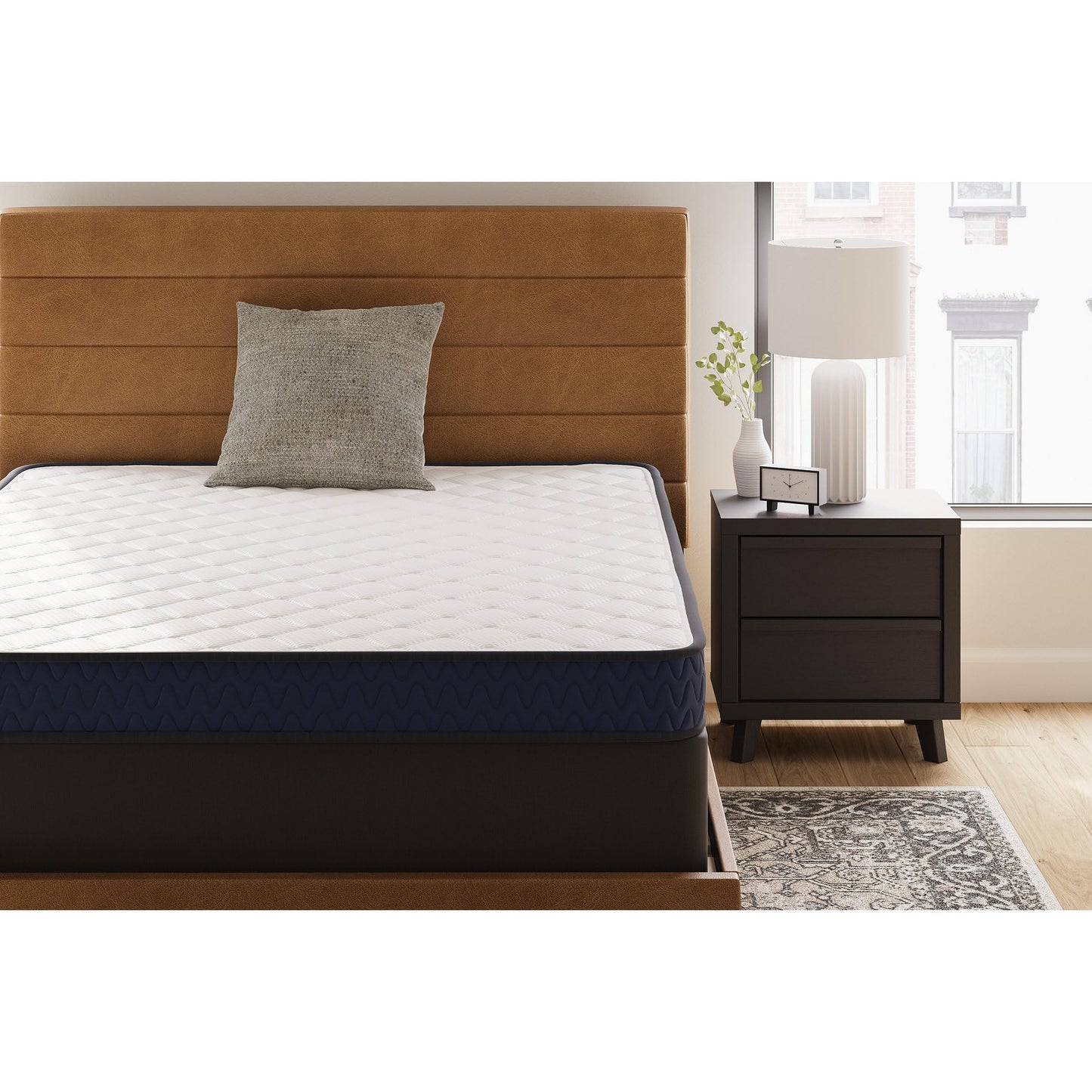 Signature Design by Ashley Full Size Medium Firm 6 Inch Memory Foam Mattress with Breathable Quilted Cover