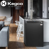 Kegco K309B-1 Kegerator Black, 2 Faucet Kegco