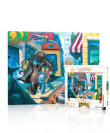 New York Puzzle Company - Harry Potter Diagon Alley Mini - 100 Piece Jigsaw Puzzle for Family Game Nights by Mary GrandPré New York Puzzle Company