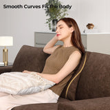 COPIAE 3 Seater Sofa Couch with Deep Seat, 90" Modern Upholstered Sofa with Armrests, Easy Installation, Comfy Couches for Living Room, Apartment,Dark Brown COPIAE