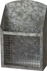 Primitives by Kathy Rustic Farmhouse Wire Bins - Handmade Galvanized Metal for Home and Kitchen Decor, Farmhouse Style Primitives by Kathy