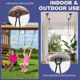 Feanron Hammock Hooks 2 Pack, Heavy Duty Hammock Hanging Kit, M10 304 Stainless Steel Pad Eye Hanging Hooks for Porch Swing Hang, 1700Lbs Holding Capacity,Black Feanron