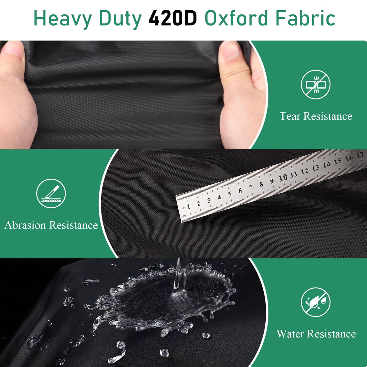 Safipotts Outdoor Sauna Cover, Heavy Duty Waterproof Sauna Cover for HEATWAVE Radiant Wood Infrared Home Sauna,(Black, only cover) (48.8"x42.5"x74.8") Safipotts