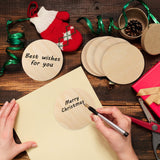 30 Pieces 4" Inch Unfinished Round Wood Discs for Crafts Wooden Cutout Tiles Wood Circles Round Slices Painting and Christmas Decorations,Home Decoration,DIY Craft Coasters for Painting Writing Thiecoc