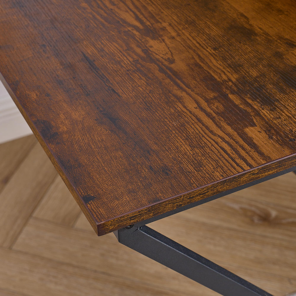 Bellemave Twin Loft Bed with Desk, Gaming mid loft Bed with Desk, LED, Low loft Bed for Adults, Teens, Kids, Twin loft Bed with Storage Space, Black+Brown Bellemave