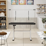 Reljofum 46" Electric Grooming Table, Heavy Duty Dog Grooming Table w/PVC Non-Slid Mat Reljofum