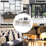 LayBurst Reception Desk,Modern Checkout Counter with Lockable Drawer,Keyboard Tray and Shelves,White Receptionist Desk for Corporate and Hotel Lobbies（23.6”D x 86.6”W x 43.3”H） LayBurst