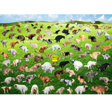 1000 Pieces Puzzles for Adults, Pooping Puppies Puzzle, Dogs Jigsaw Puzzles 1000 Pieces, Funny Gifts for Dog Lovers Friends, Perfect White Elephant Gag Gift, Dog Puzzle as Funny Home Party Decorations VOLUVOLU