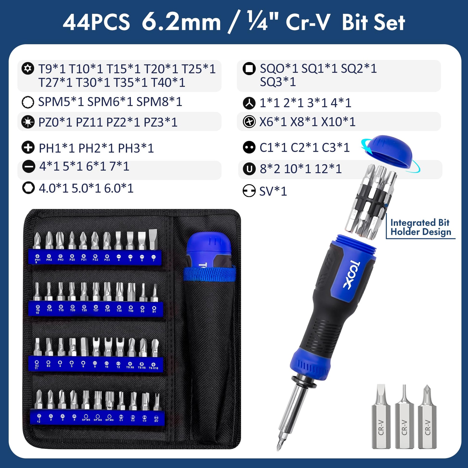 XOOL 200 in 1 Precision Screwdriver Kit, Electronics Repair Tool Magnetic Driver Kit with 164 Bits, Flexible Shaft, Extension Rod for Computer, iPhone, Laptop, PC, PS4, Xbox, Nintendo - WoodArtSupply