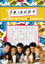 Friends Word Search, Quips, Quotes, and Coloring Book (Coloring Book & Word Search) WoodArtSupply
