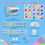 Kiditos Magic Water Elf Toy Kit, Aqua Fairy Water Gel Kit-25 Magic Gesl&20 Molds–Make Your Own Water Pets & Squishy Toys–Fun Summer DIY Craft Kit, Birthday Gifts & Party Favors for Kids Ages 3+ Kiditos