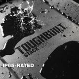 ToughBuilt StackTech Lockable Tool Box, Durable Plastic Storage Organizer, Black ToughBuilt