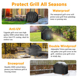 Aoretic Grill Cover, 58 inch BBQ Gas Grill Cover for Outdoor Grill, Charbroil Grill Cover Barbecue Waterproof, Anti-UV for Weber Char-Broil Monument, Dyna-glo Nexgrill Spun Polyester Aoretic