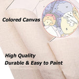 YALKIN Paint by Number for Adults Beginners,DIY Large Size (35.5 x 15.7 inch) Waterfall Paint by Numbers Arts and Crafts Paintwork with Paintbrushes Canvas Oil Painting for Home Decor,Gift YALKIN