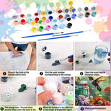 Arttoplus Hummingbird Paint by Numbers Kit for Adults Beginner-Hummingbird Paint by Number for Adults Canvas,DIY Oil Painting by Numbers for Adult for Gift Home Wall Decor(16x20inch) Arttoplus