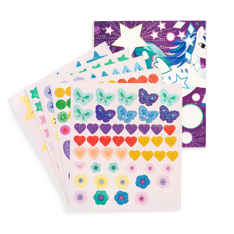 Mudpuppy Unicorn Magic – Sticker Sparkle Poster Activity Kit with Illustrations of Sparkling Unicorns for Children Ages 4 and Up Mudpuppy