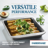 Farberware Nonstick Bakeware Nonstick Baking Pan / Nonstick Cake Pan, Square - 9 Inch, Gray Farberware